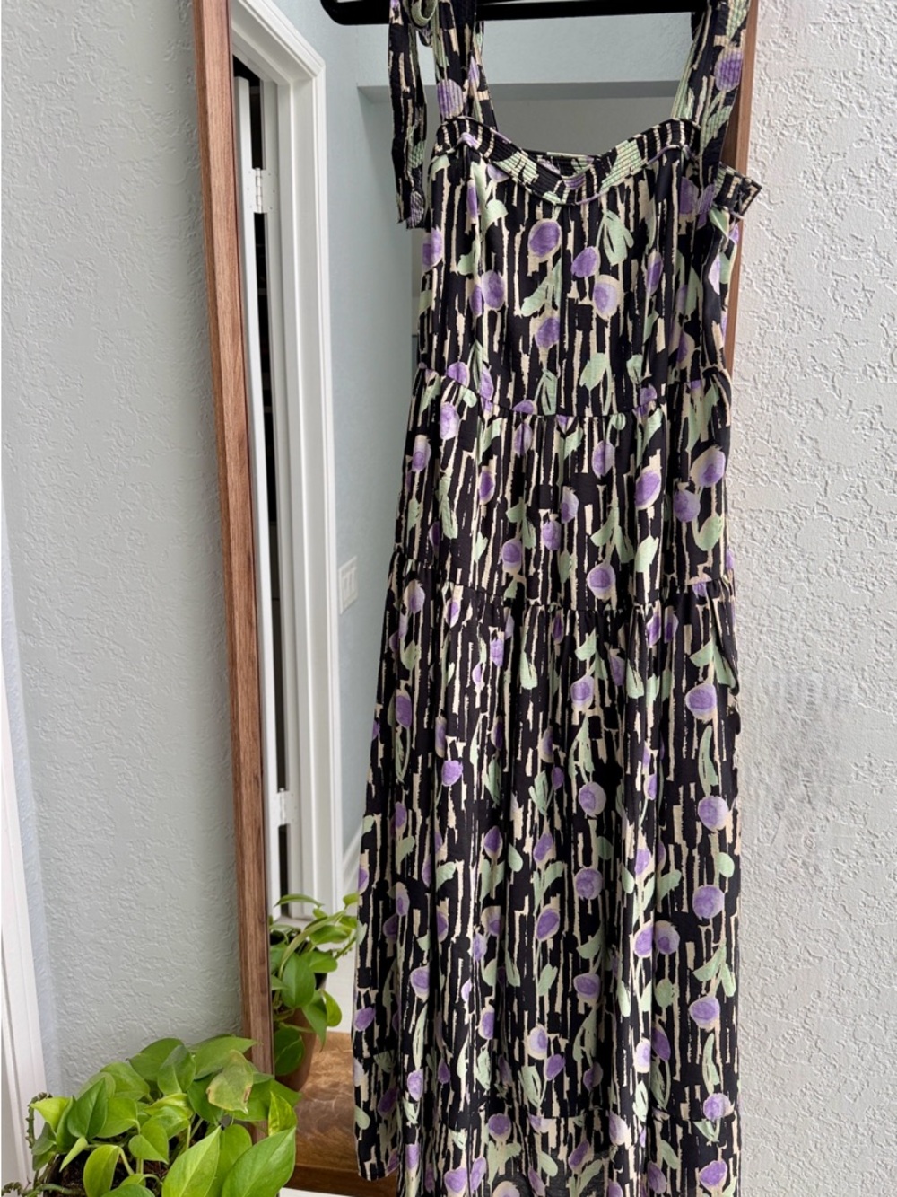 Moon River Floral Midi Dress, Small